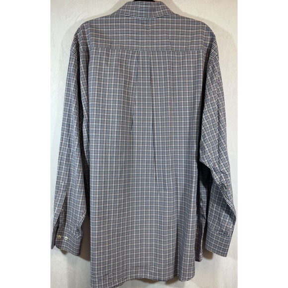 Peter Millar Men's XXL Crown Finish L/S Button Down Checked Dress Shirt E8 - Picture 4 of 6